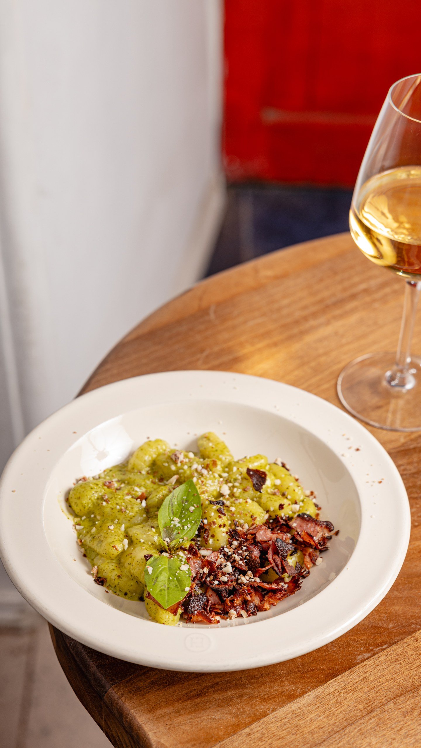 Gnocchi with bacon