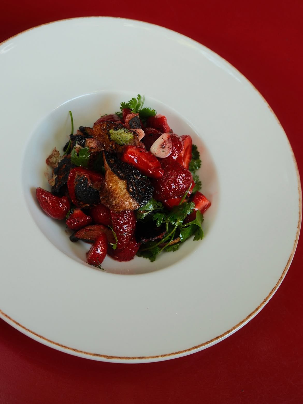Strawberry salad