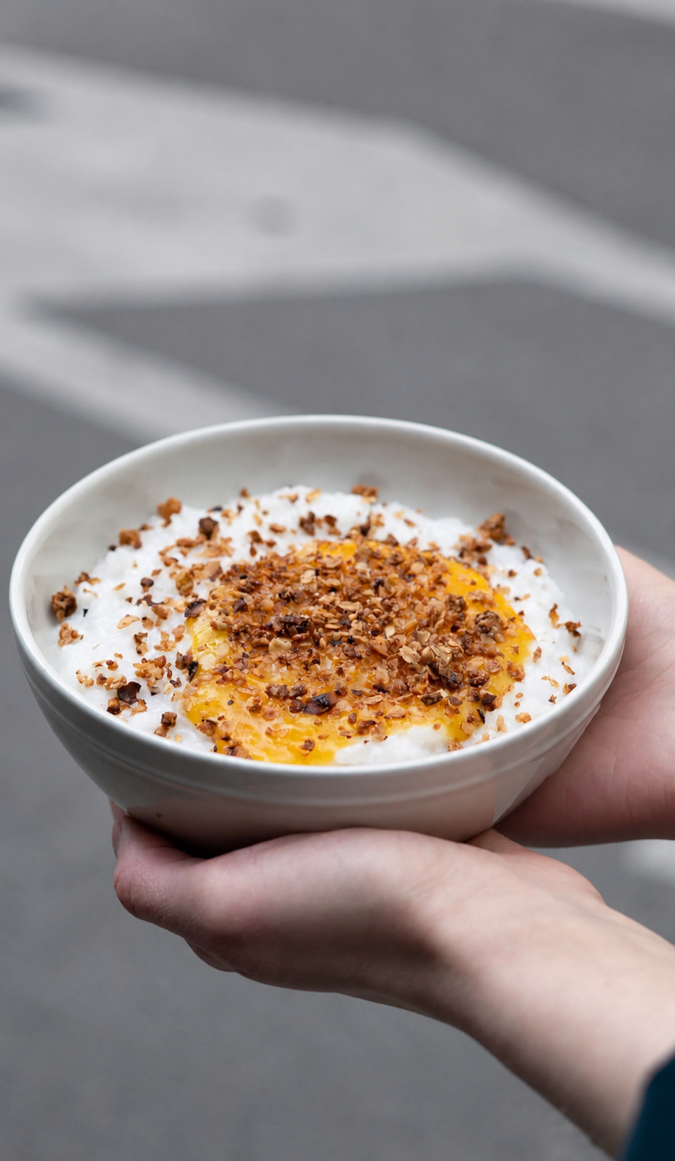 Coconut rice porridge