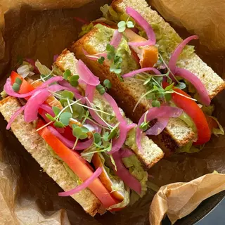 Smoked chicken tost