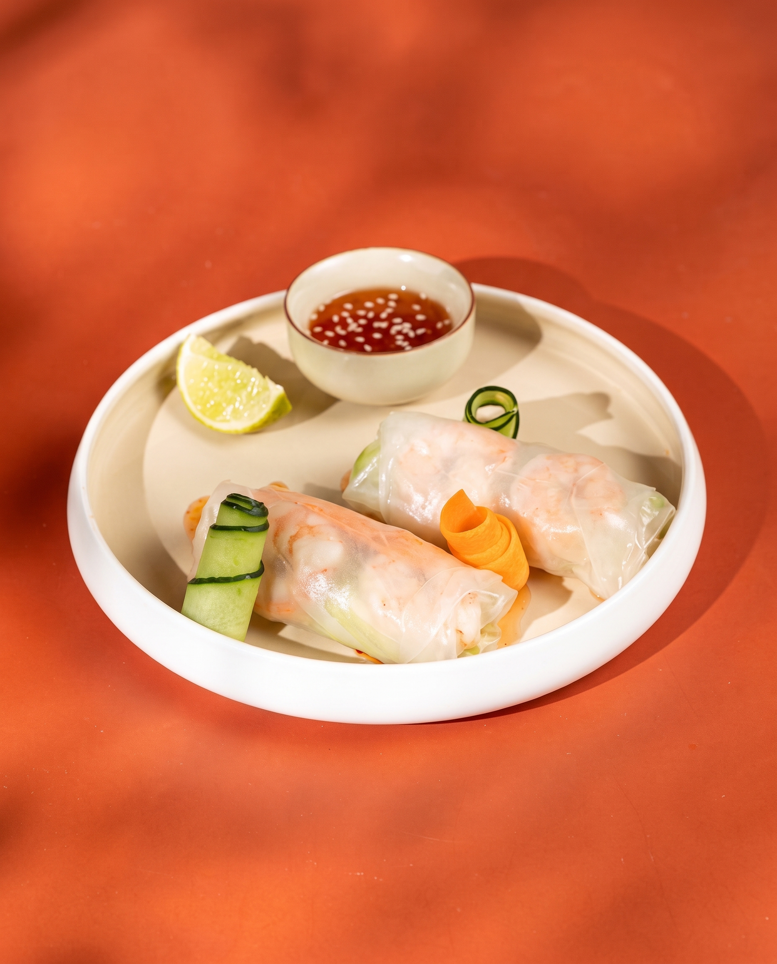 Summer Rolls with shrimps