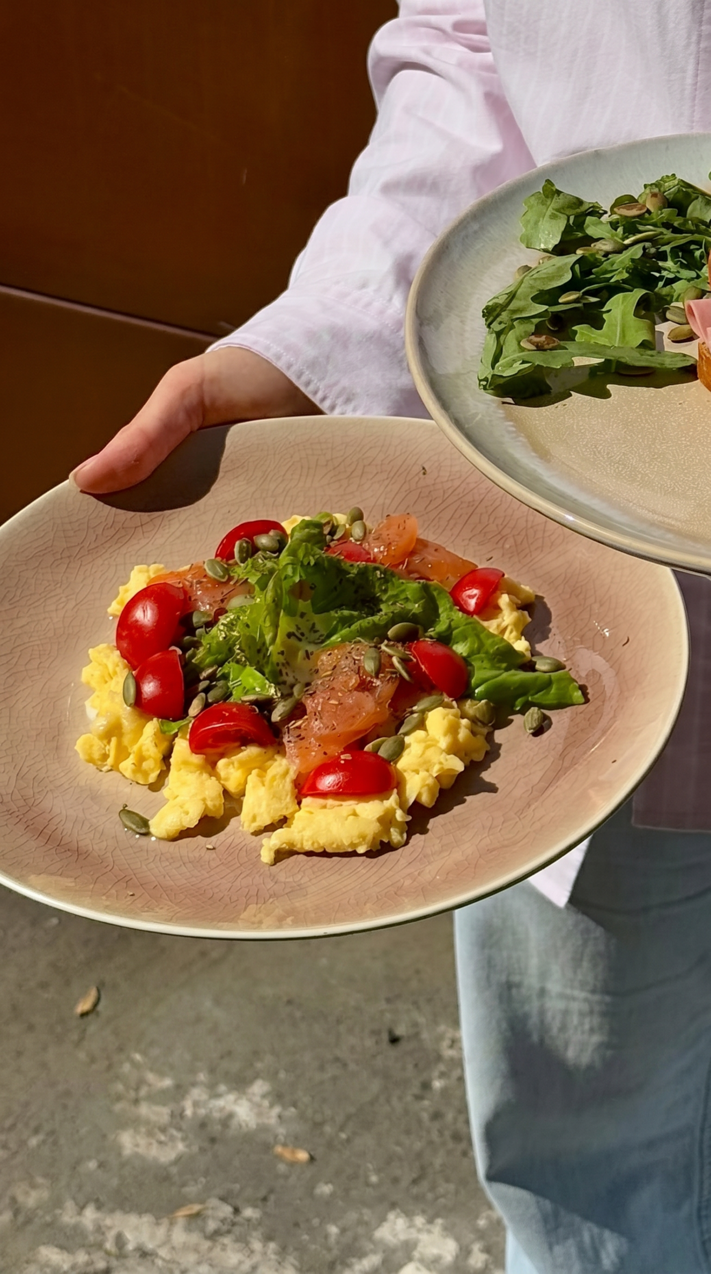 Salmon scramble 