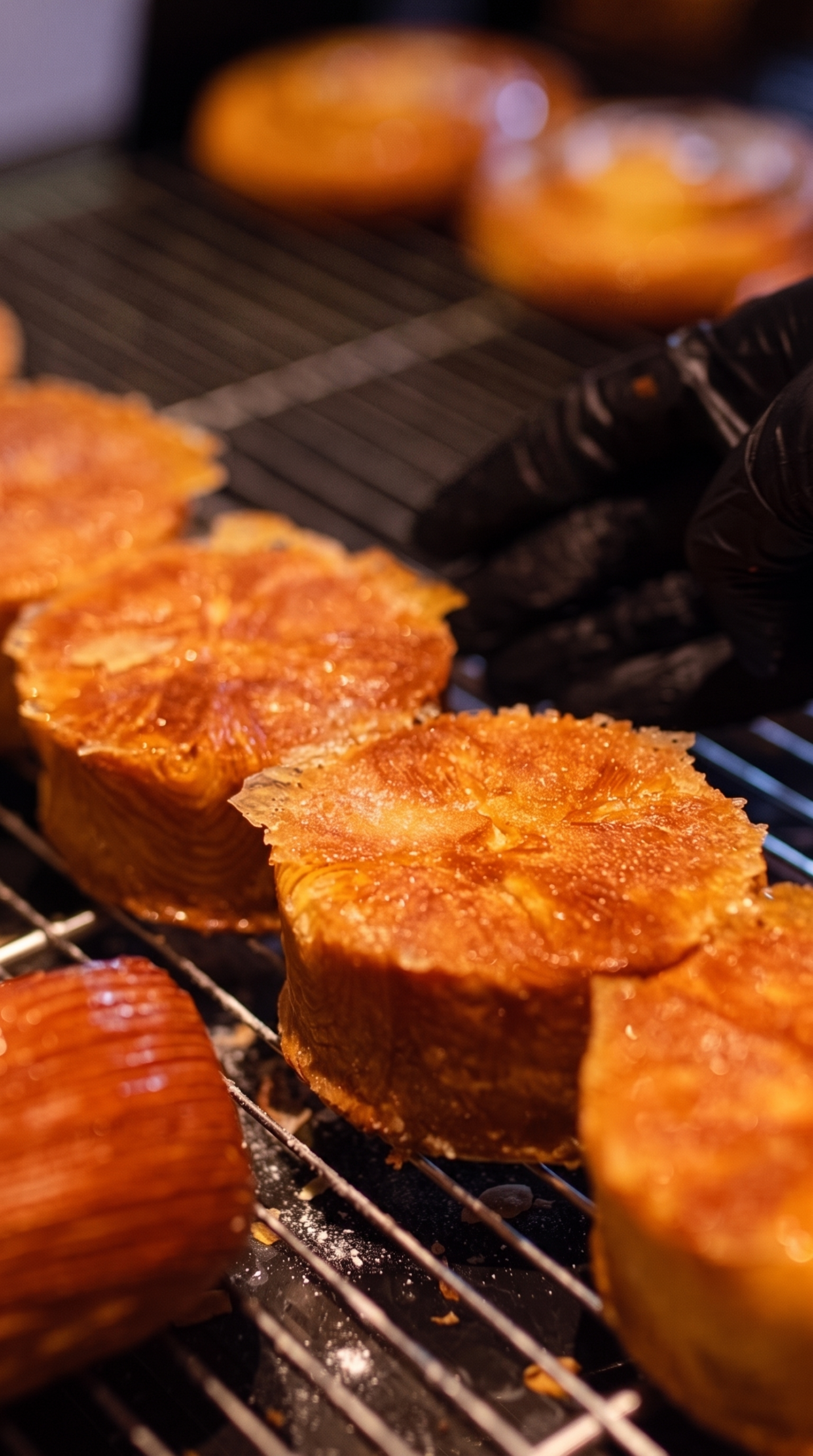 Kouign amann with marzipan