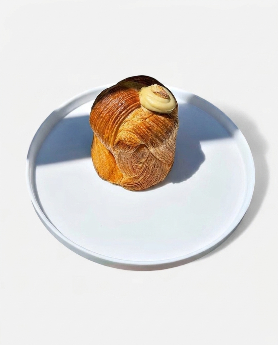 Pistachio cruffin