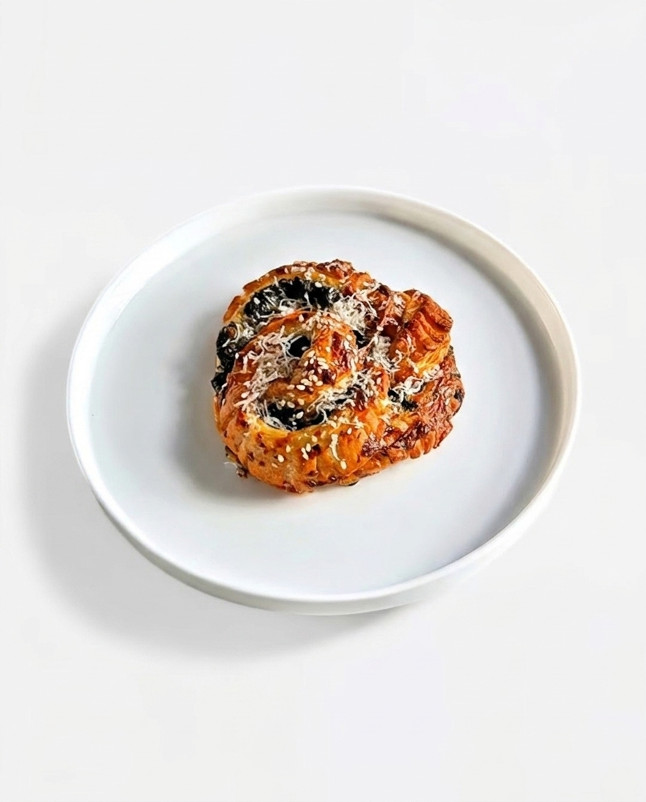 Spinach bun