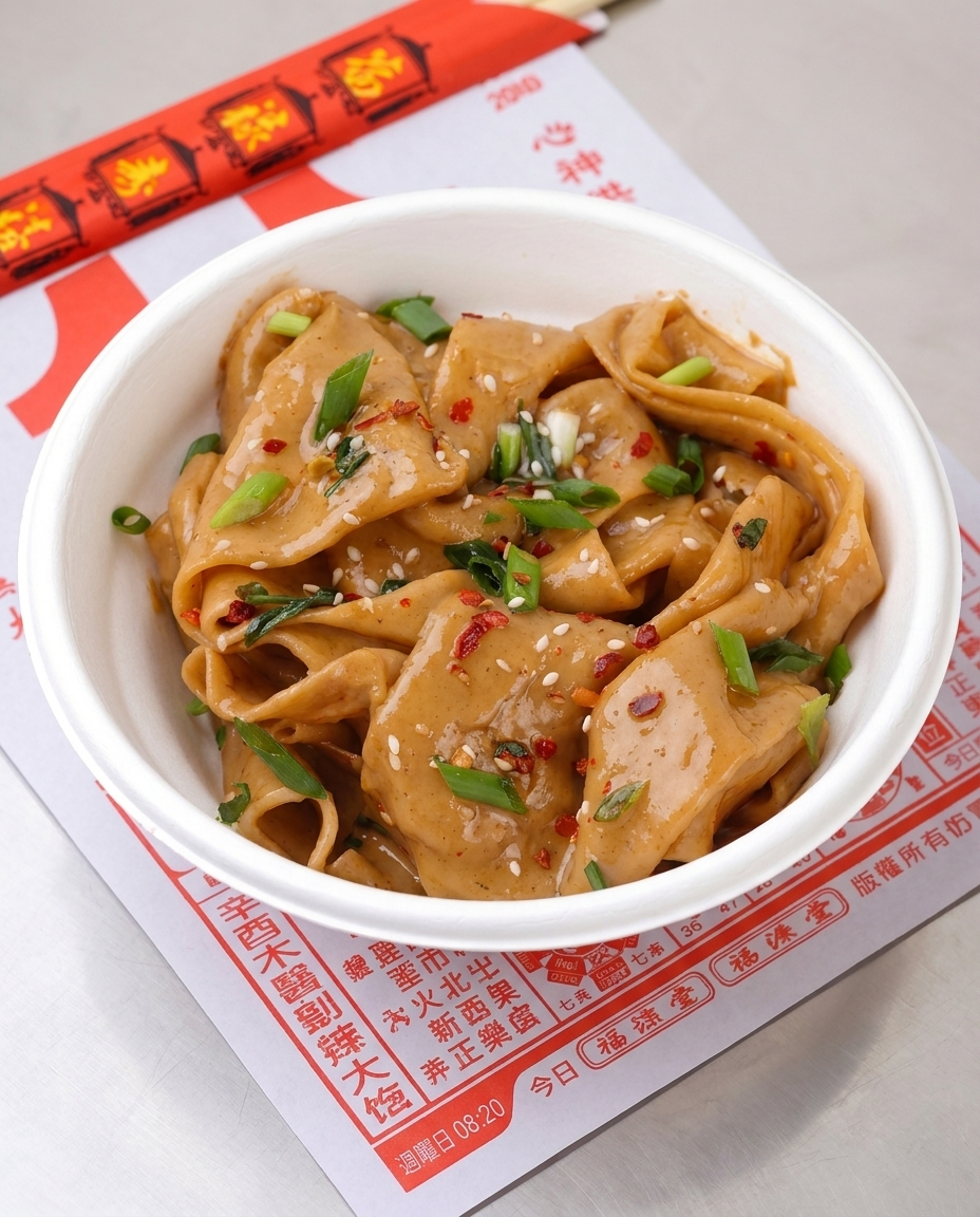 Biang Biang with Peanut butter sauce