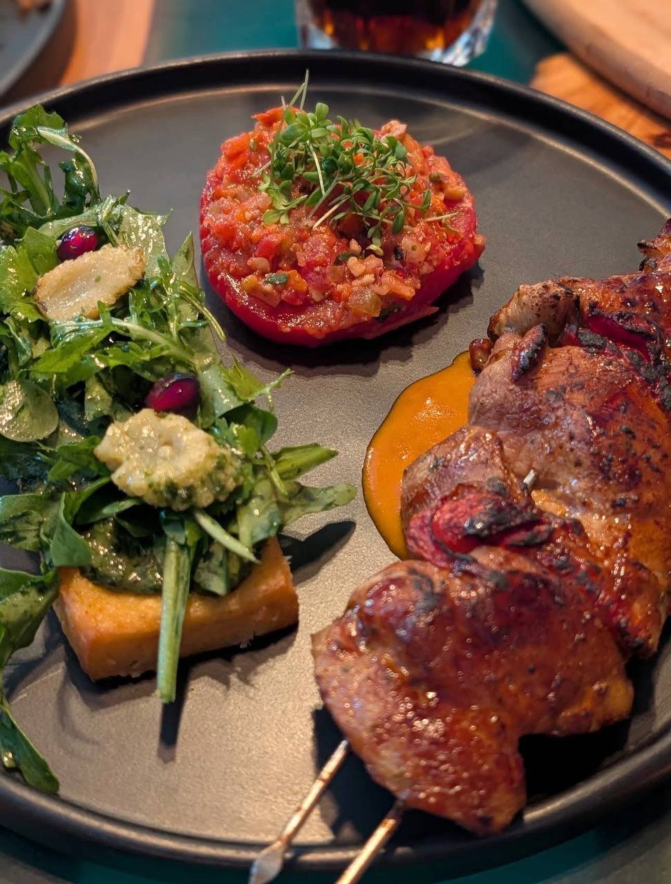 Chicken Skewer w Side Salad