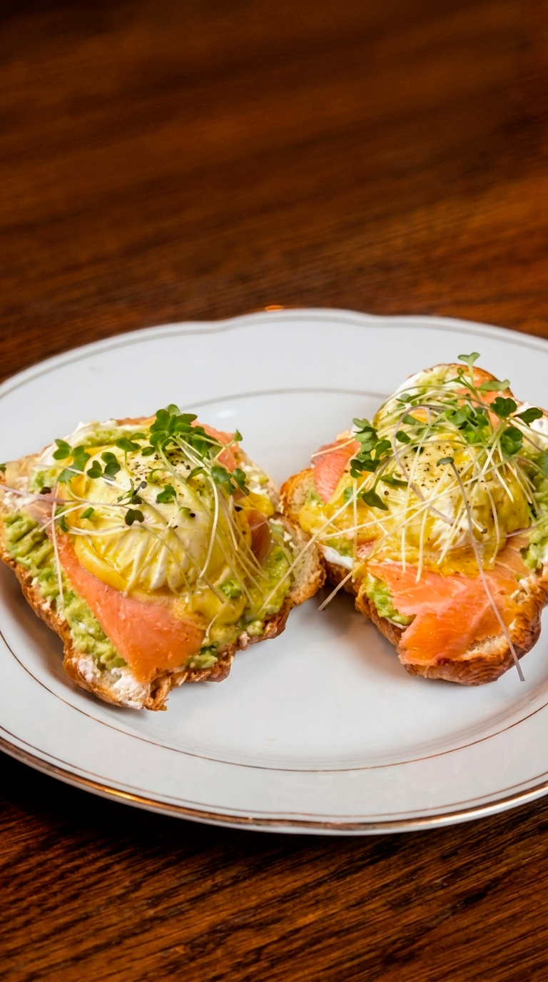 Benedict with salmon