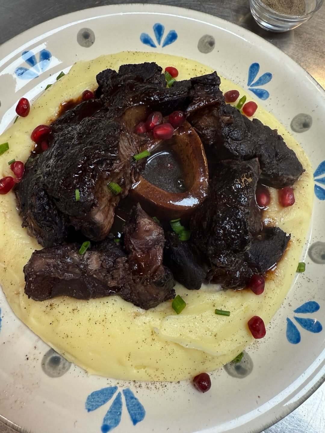 Beef Shank in red wine