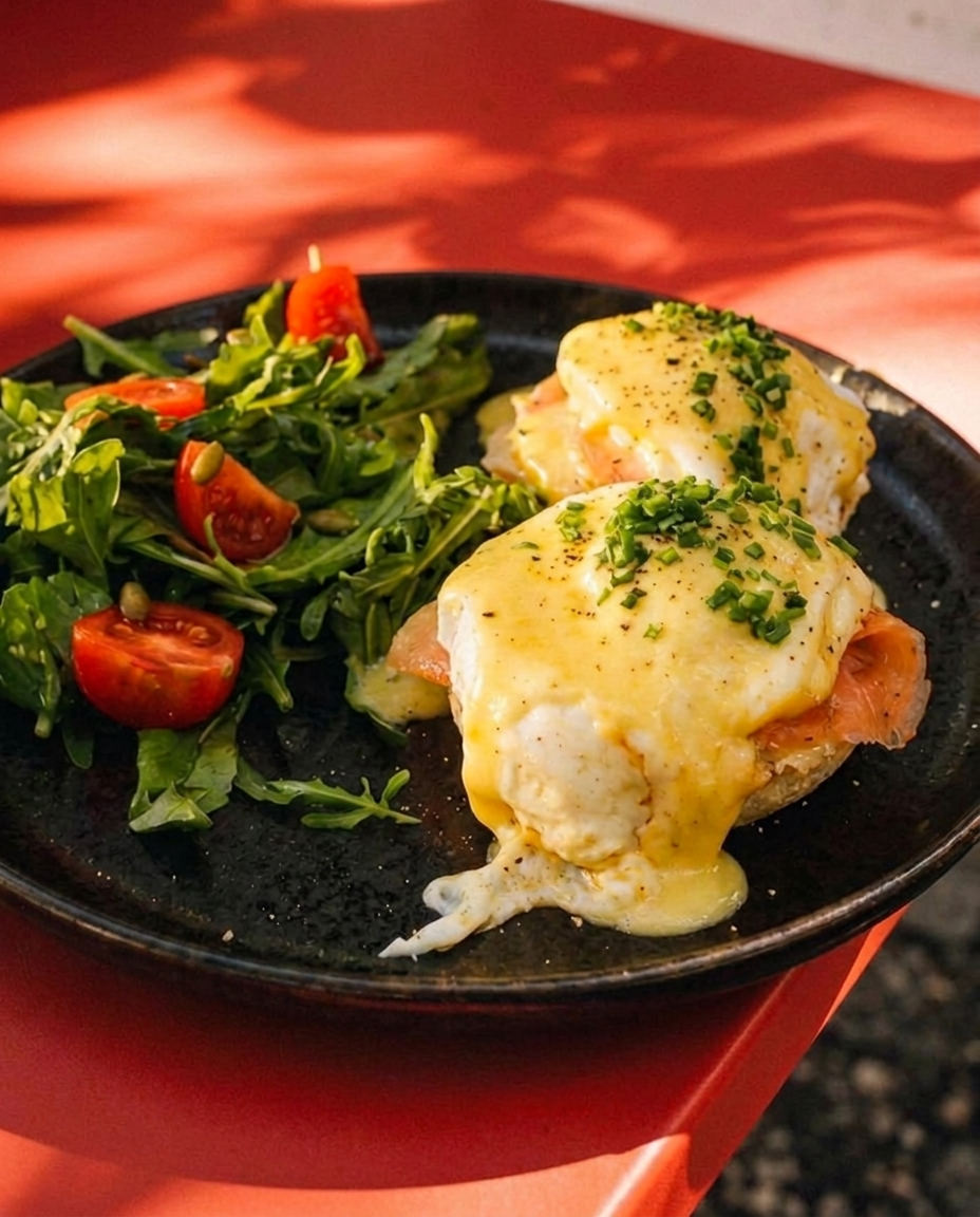 Eggs Royale on Home-Baked English Muffins